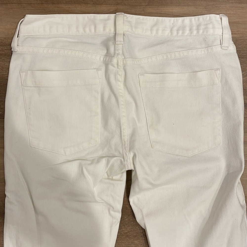 J.Crew White Matchstick Denim Jeans Size 27S - Picture 8 of 8